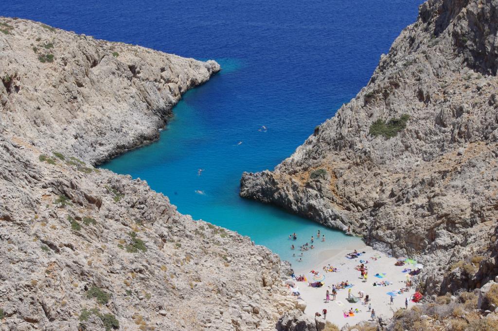 Seitan Limania - The Hidden Paradise Beach In Akrotiri, Crete