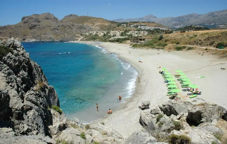 "Plakias", one of the Blue Flag Crete Beaches