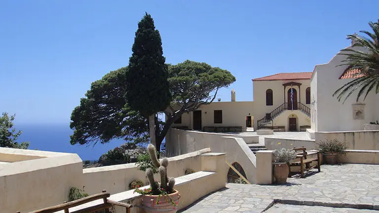 The Monastery of Preveli, the most popular of the Highlights of Rethymno