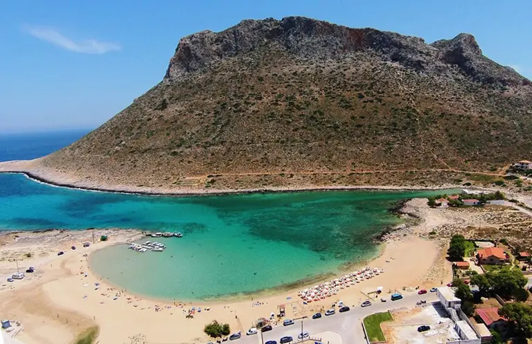 "Stavros", one of the Blue Flag Cretan Beaches