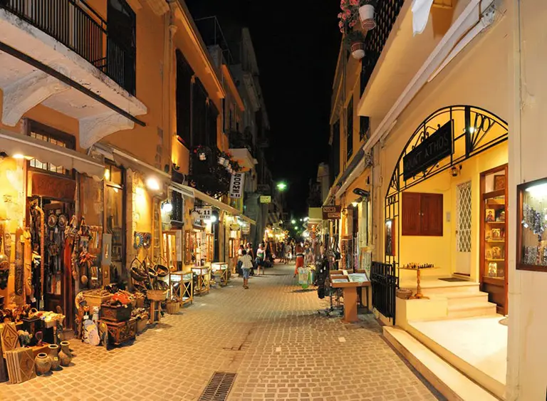 Kondylaki Street in the Jewish district of the Old Town