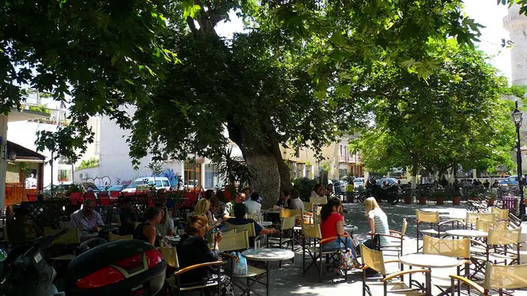 The Splantzia Square in Chania
