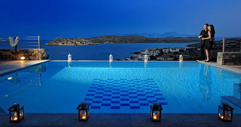 Honeymoon villa in Elounda