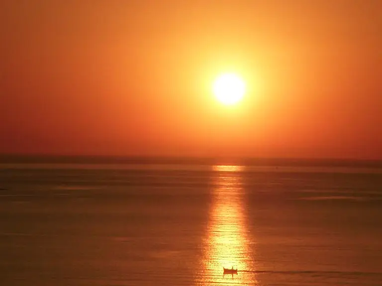 The magnificent sunset from the Lighthouse of Gavdos