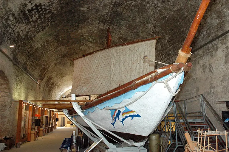 The ship "Minos" of the Maritime Museum in Neorio Moro