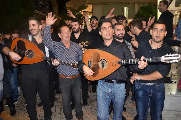 The traditional Cretan lute