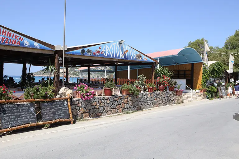Enjoy excellent sea food in Almyrida