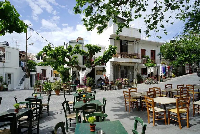 The traditional village of Anogia