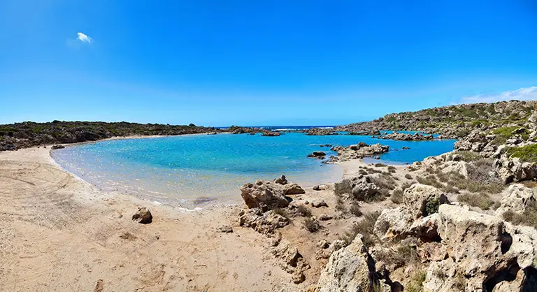 White Lake beach in Chania