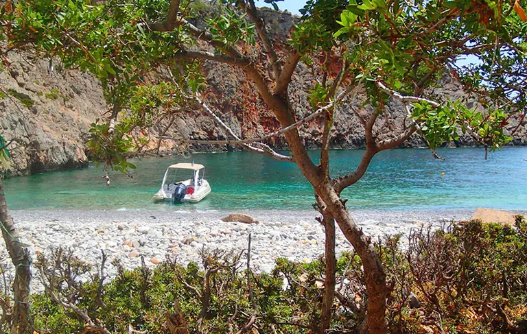 Menies beach in Chania