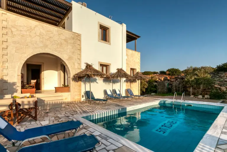 Aeolus Villa On The Hillside With Wonderful Sea View